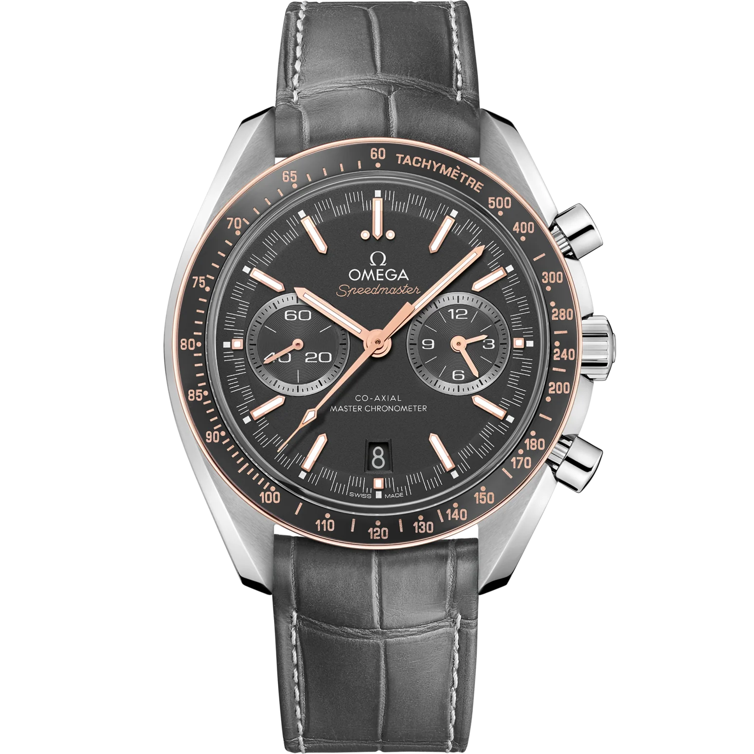 Omega Speedmaster Racing Grey Dial 44.25mm Stainless Steel Strap 329.23.44.51.06.001