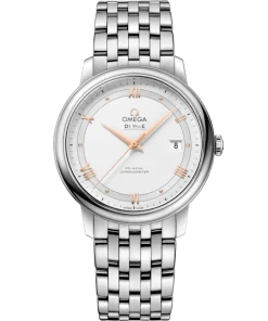 Omega De Ville Prestige 39.5 mm Silver Dial Stainless Steel Bracelet 424.10.40.20.02.002