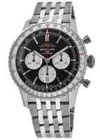 ??Breitling AB0137211B1A1 Navitimer B01 Black Dial - ??ew