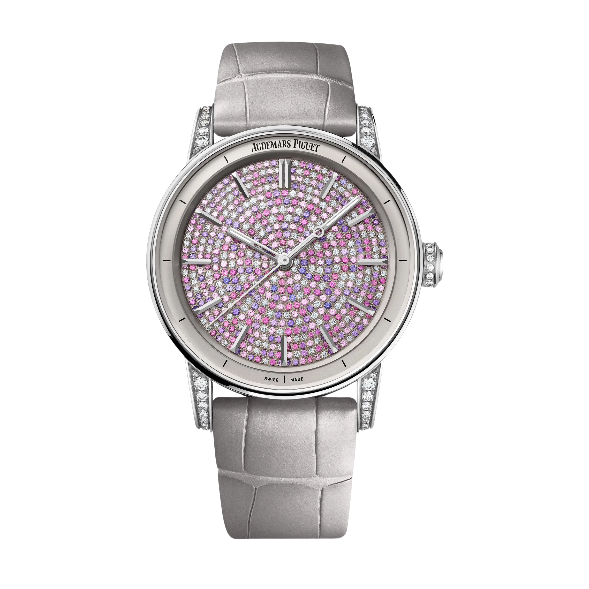 Audemars Piguet Code 11.59 Selfwinding White Gold 38 mm Pink Sapphires & Diamond Dial | 77410BC.ZZ.D132CR.01
