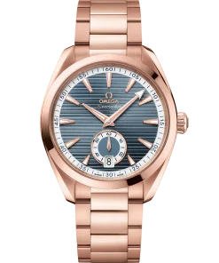 Omega Seamaster Aqua Terra 150M 41 mm Blue Dial Sedna™ 18k Rose Gold Bracelet 220.50.41.21.03.001