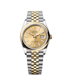 Alternative view of Rolex  Datejust 126203 Champagne Dial 36mm Domed Bezel