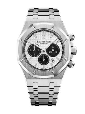 Audemars piguet Royal Oak Selfwinding 41MM Chronograph Silver Watch