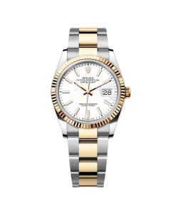 Alternative view of Rolex  Datejust 36mm 126233 White Index Dial Two-Tone Jubilee Bracelet Watch