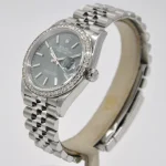 Rolex  Datejust 36mm 126284 Green Dial Jubilee Bracelet