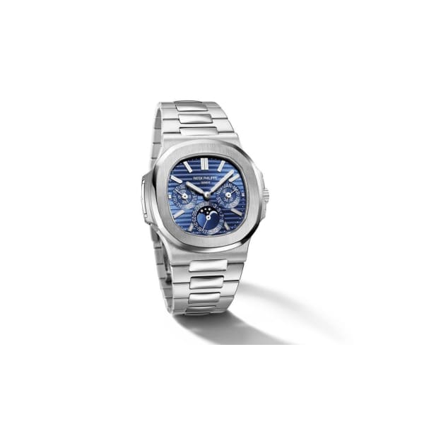 Patek Philippe Nautilus White Gold 5740-1G-001 with Blue Sunburst dial - Image 6