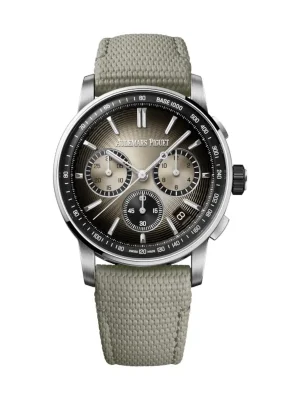 Audemars Piguet Code 11.59 Beige Dial Beige Rubber Strap Watch 41mm 26393QT.OO.A064KB.01