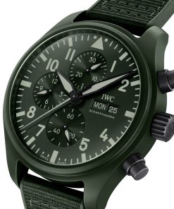Alternative view of IWC Pilot's Watch Chronograph Top Gun Woodland 45mm IW389106