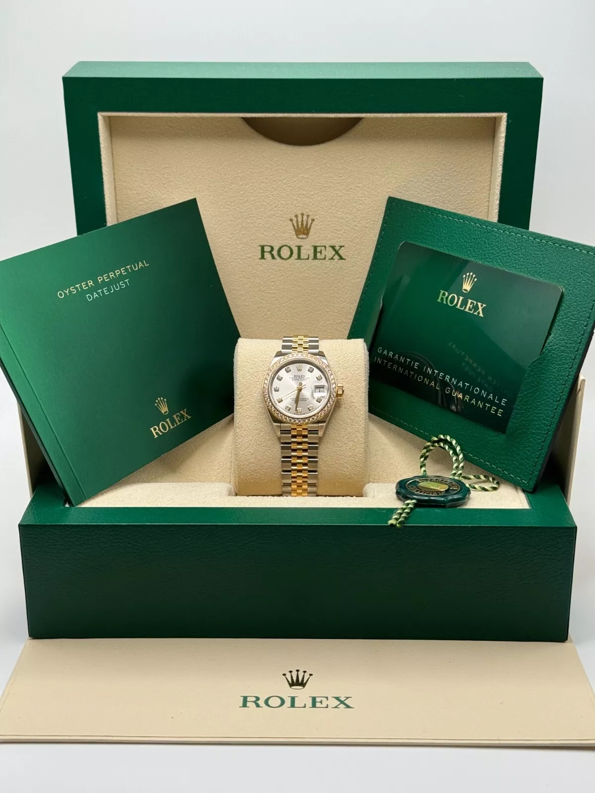 Rolex Lady-Datejust 28mm 279383RBR Silver Diamond Dial Yellow Rolesor Oyster Bracelet - Image 14