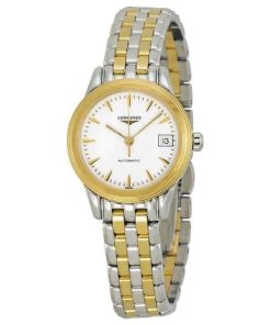 Longines Women's L42743227 Flagship Two-Tone 18kt Gold-Plated and Stainless Steel Watch