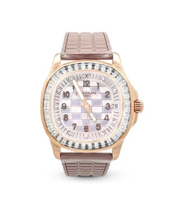 PATEK PHILIPPE  2023  SKU#0006299  AQUANAUT LUCE HAUTE JOAILLERIE 5072R-001 WHITE MOP