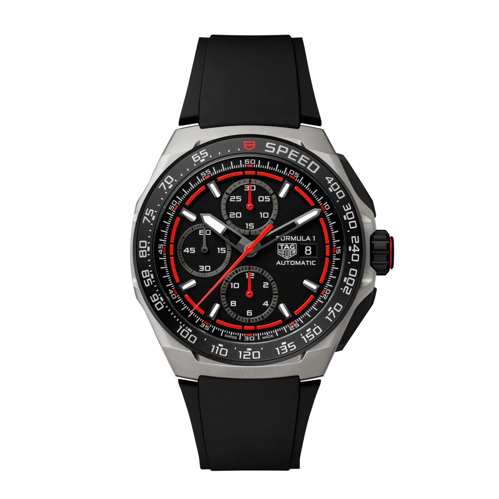 TAG Heuer Formula 1 Chronograph Automatic 44mm Mens Watch Black CBZ2082.FT8096