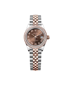 Rolex Lady-Datejust 28mm 279381RBR Chocolate Roman Dial Oyster Bracelet