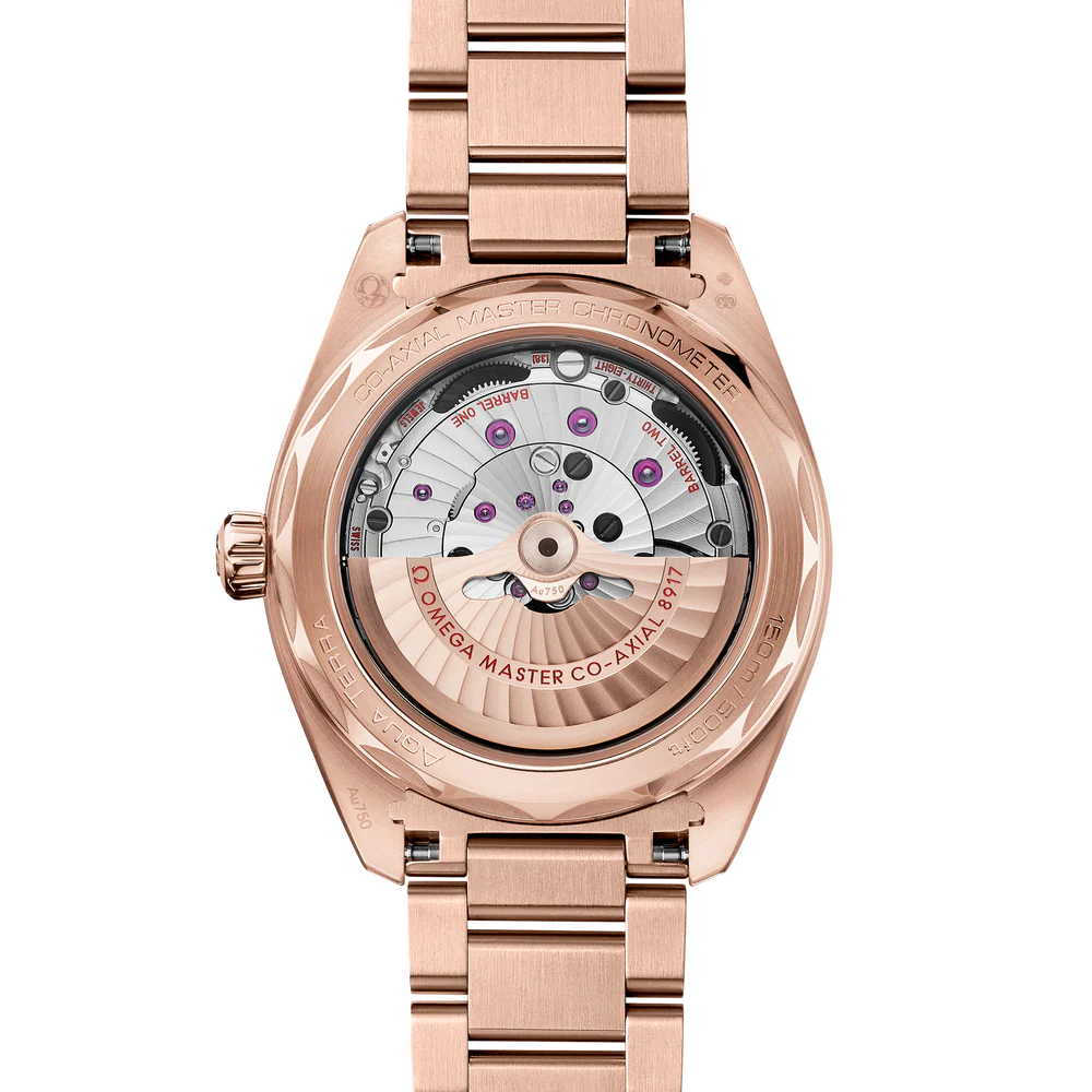 Omega Seamaster Aqua Terra 150M 41 mm Silver Dial Sedna™ 18k Rose Gold Bracelet 220.50.41.21.02.002 - Image 2