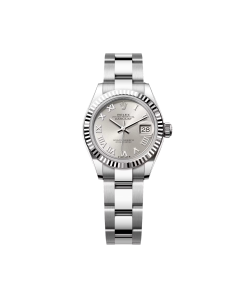 Alternative view of Rolex Lady-Datejust 28mm 279174 Silver Roman Dial Oyster Bracelet