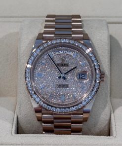 Alternative view of Rolex  Day-Date 40mm Diamonds Paved Dial 228345rbr-0002