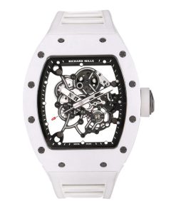 RM055 White Ceramic Dial
