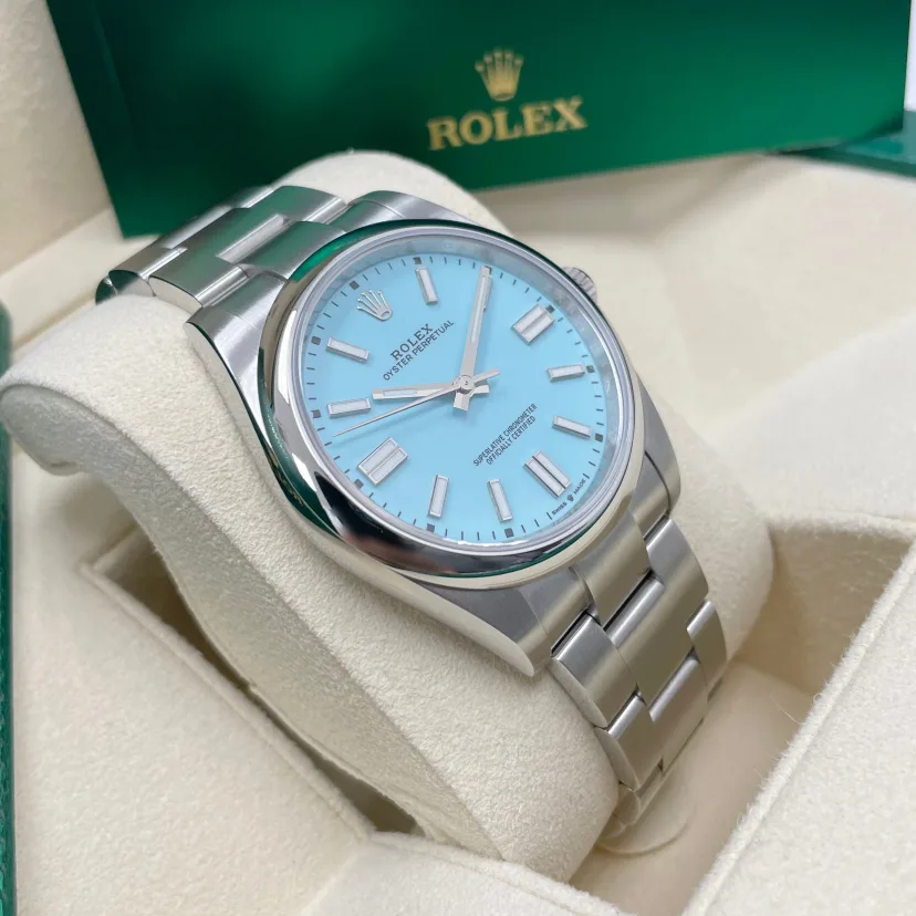 Rolex Oyster Perpetual 36mm 126000-0006 Tiffany Blue Turquoise Dial - Image 3