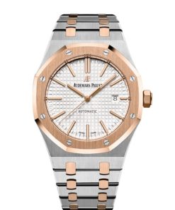 Audemars Piguet Royal Oak Selfwinding Silver dial, 41mm, Steel and 18k Rose gold,