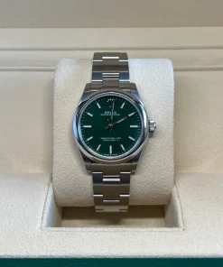 Alternative view of Rolex Oyster Perpetual 31mm 277200-0006 Green Dial Oyster Bracelet Watch