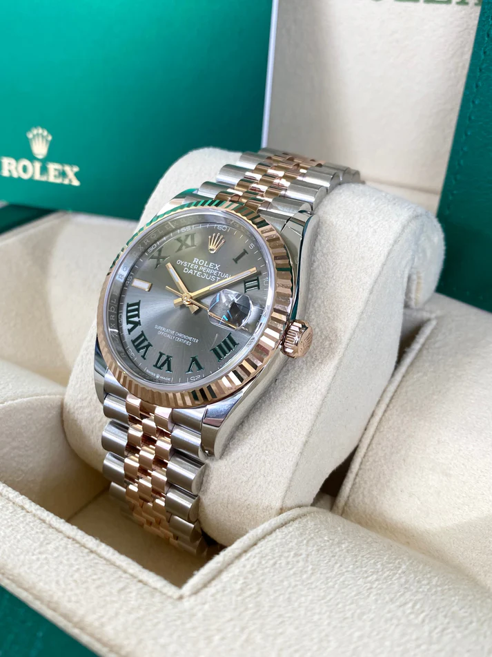 Rolex Datejust 36mm 126231 Slate Dial Oyster Bracelet Watch - Image 11