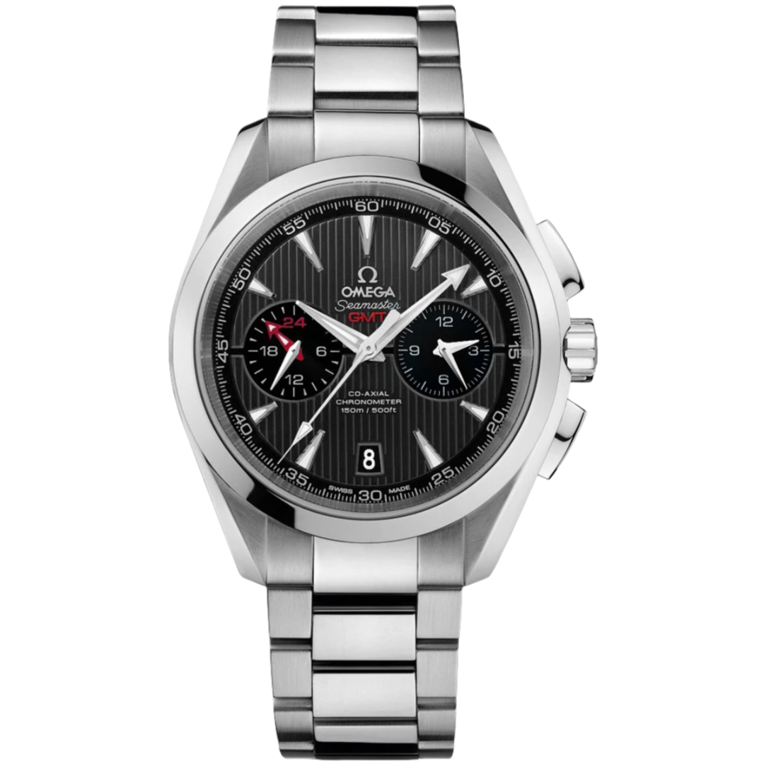Omega Aqua Terra 150m Co-Axial GMT Chronograph 43mm Watch 231.10.43.52.06.001