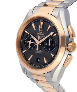 Alternative view of Omega Seamaster Aqua Terra 150m Co-Axial Chronograph GMT 43mm Grey/Steel 231.20.43.52.06.001