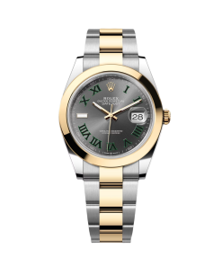 Rolex Datejust 41mm 126303 Slate Roman Oyster Steel and Yellow Gold Mens Watch