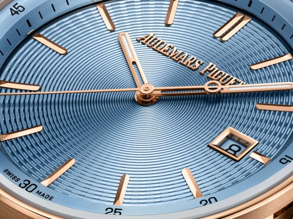 Audemars Piguet Code 11.59 Selfwinding Pink Rose Gold Light Blue Dial 38mm Leather Strap | 77410OR.OO.A344CR.01