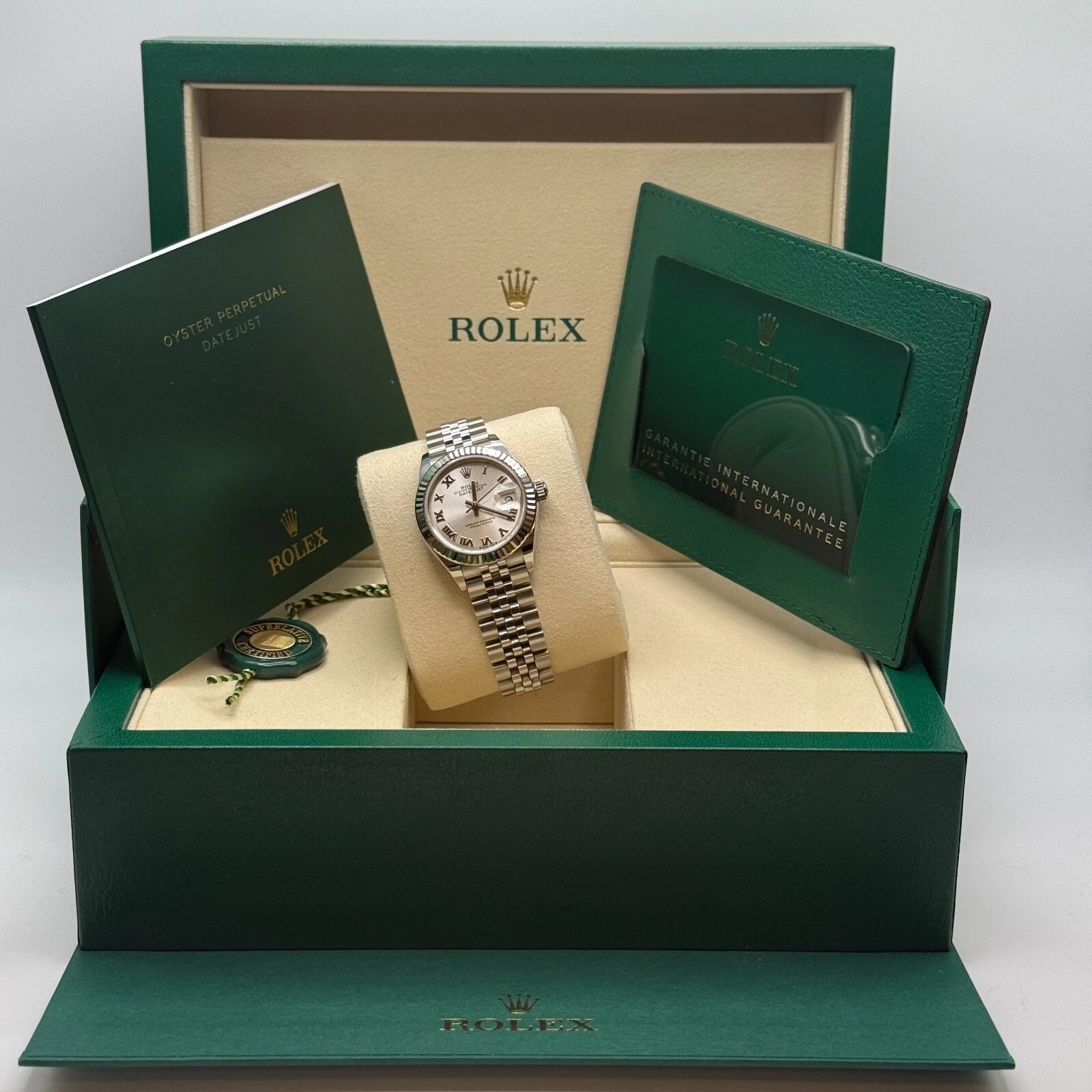 Rolex Lady-Datejust 28mm 279174 Silver Roman Dial Oyster Bracelet - Image 11