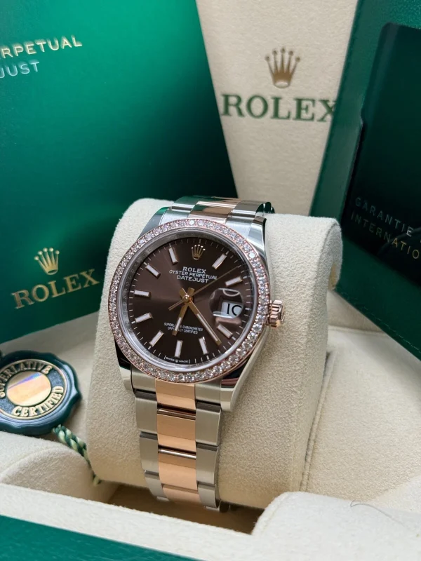 Rolex  Datejust 36mm 126281 Chocolate Dial Oyster Bracelet