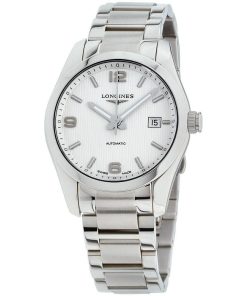 Longines Men's L2.785.4.76.6 Conquest Classic Stainless Steel Watch