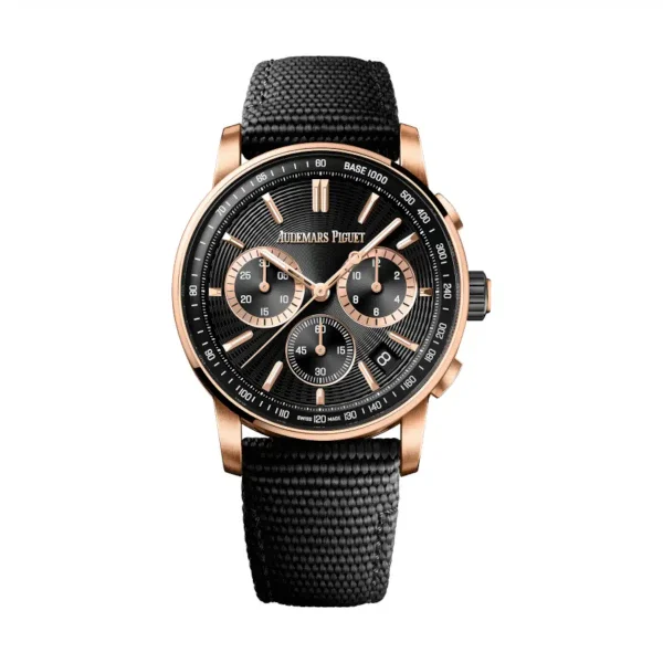 Audemars Piguet Code 11.59 Black Dial Black Rubber Strap Watch 41mm 26393NR.OO.A002KB.02