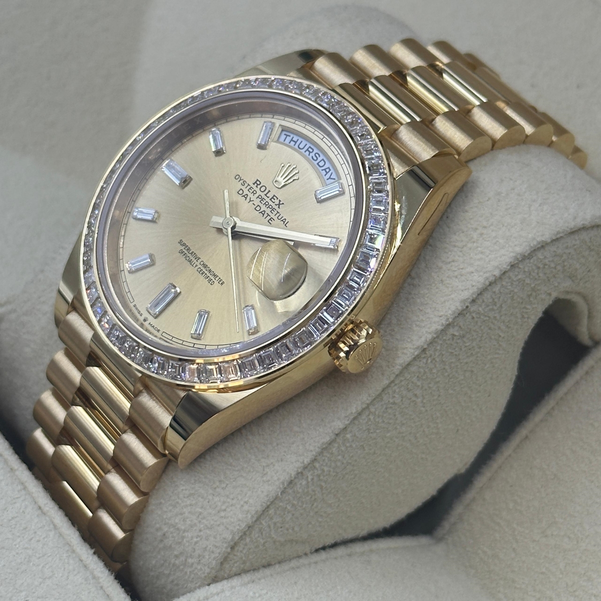 Rolex Day-Date 40mm 228398TBR-0002 Champagne Dial President Watch - Image 4