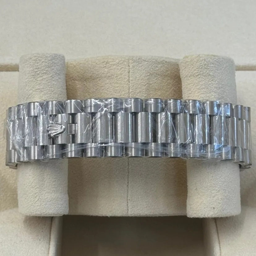 Rolex Day-Date "President" 40mm Platinum Meteorite Diamond Baguette Dial - 228236 - Image 8