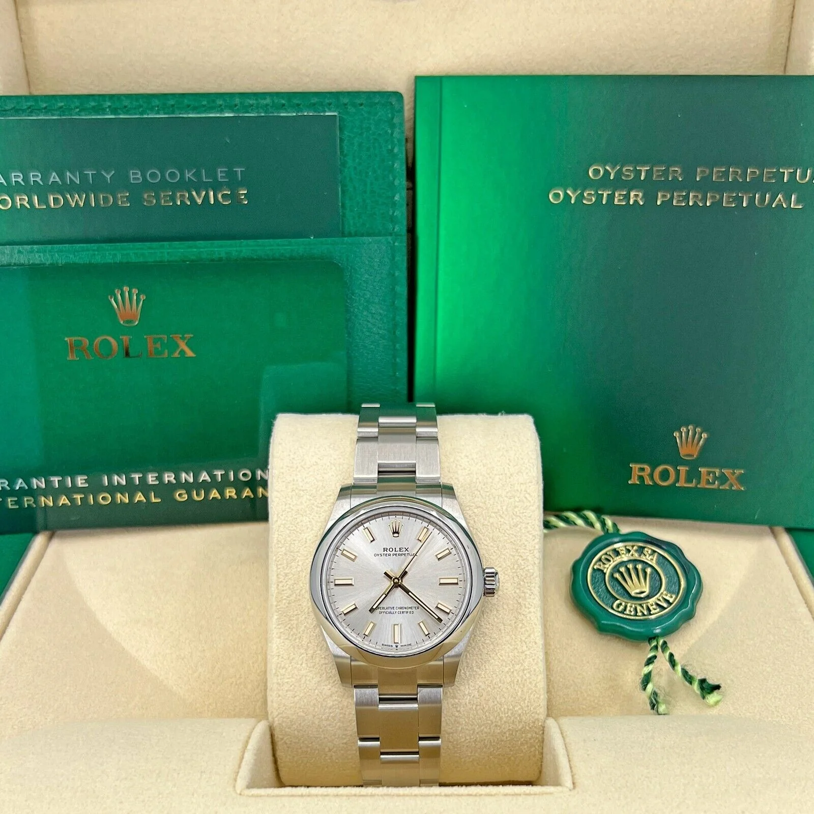 Rolex Oyster Perpetual 31mm 277200-0001 Silver Dial Oyster Bracelet Watch - Image 2