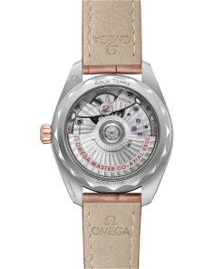 Alternative view of Omega Seamaster Aqua Terra 150M 34 mm Grey Dial with Diamonds Stainless Steel and Sedna™ 18k Rose Gold Strap 220.23.34.20.59.001