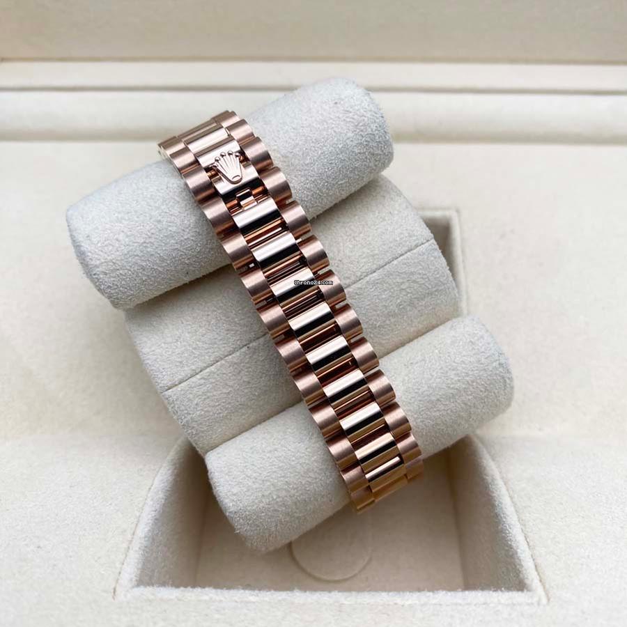 Rolex Lady-Datejust 28mm 279175 Aubergine Diamond-Set Dial President Everose Gold - Image 7