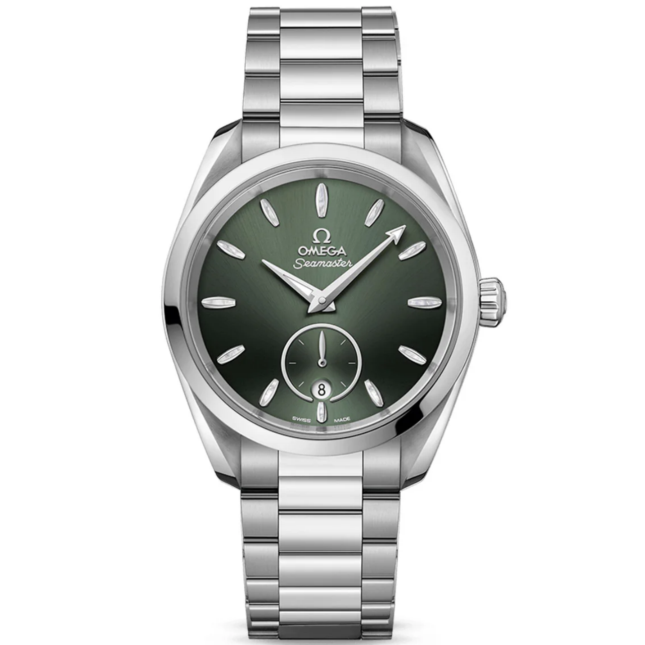 Omega Seamaster Aqua Terra 150M Small Seconds Green Dial 38mm on Bracelet 220.10.38.20.10.001