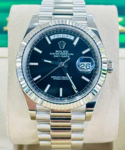 Alternative view of Rolex  Day-Date 40mm 228236-0003 Black Dial