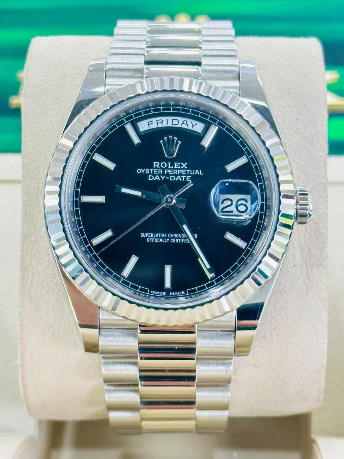 Rolex Day-Date 40mm 228236-0003 Black Dial - Image 2