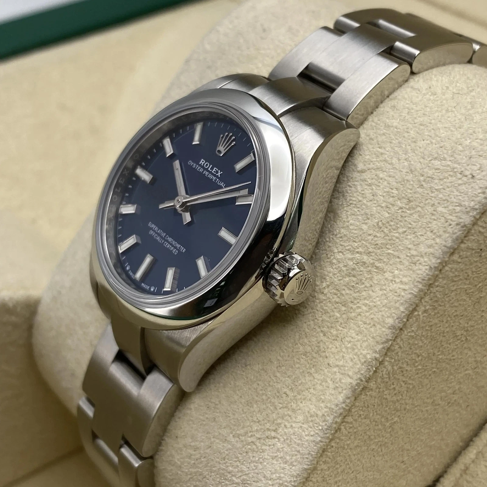 Rolex Oyster Perpetual 31mm 277200-0017 Blue Dial Oyster Bracelet Watch - Image 4