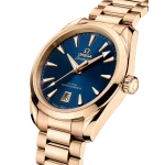 Omega Seamaster Aqua Terra 38 mm Blue Dial Stainless Steel and Sedna™ 18k Rose Gold Bracelet 220.50.38.20.03.001