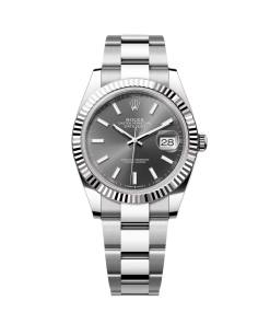 Alternative view of Rolex  Datejust 41mm 126334 Dark Rhodium Index Jubilee Stainless Steel