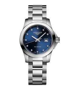 Longines Women's L3.376.4.97.6 Conquest Stainless Steel Watch