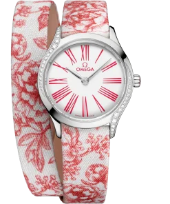 Omega De Ville Mini Trésor 26mm White Dial with Diamonds Stainless Steel Strap 428.17.26.60.04.003