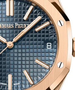 Alternative view of Audemars Piguet ROYAL OAK Pink Gold ??Night Blue Cloud 50?? Dial 41mm