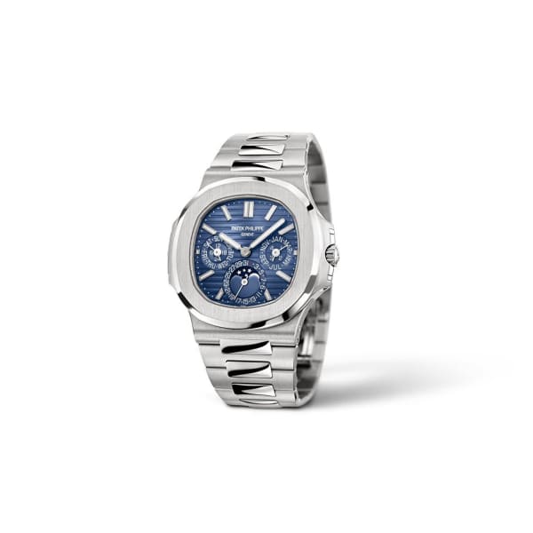 Patek Philippe Nautilus White Gold 5740-1G-001 with Blue Sunburst dial - Image 5