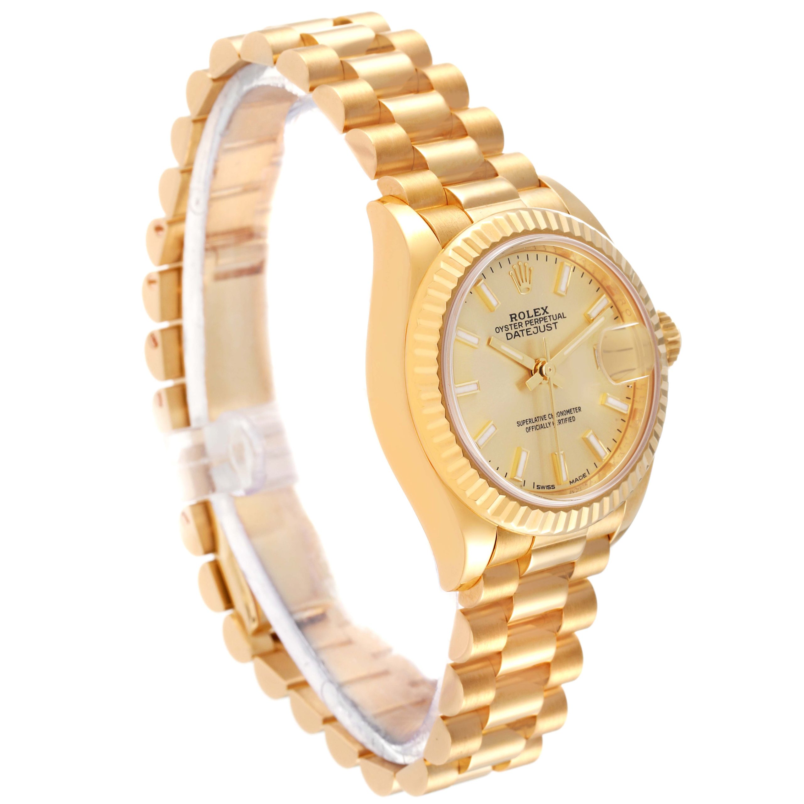 Rolex Lady-Datejust 28mm 279178 Champagne Dial - Image 4