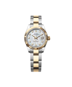 Alternative view of Rolex Lady-Datejust 28mm 279173 Mother of Pearl Diamond Dial Oyster Bracelet